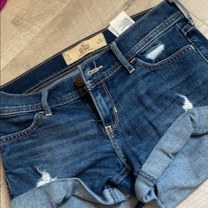 Hollister jean shorts